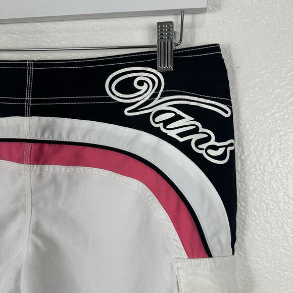 Vans Board Shorts Juniors Women Size 7 Swim Trunks Beach Surfing Activewear Y2K - Picture 5 of 10